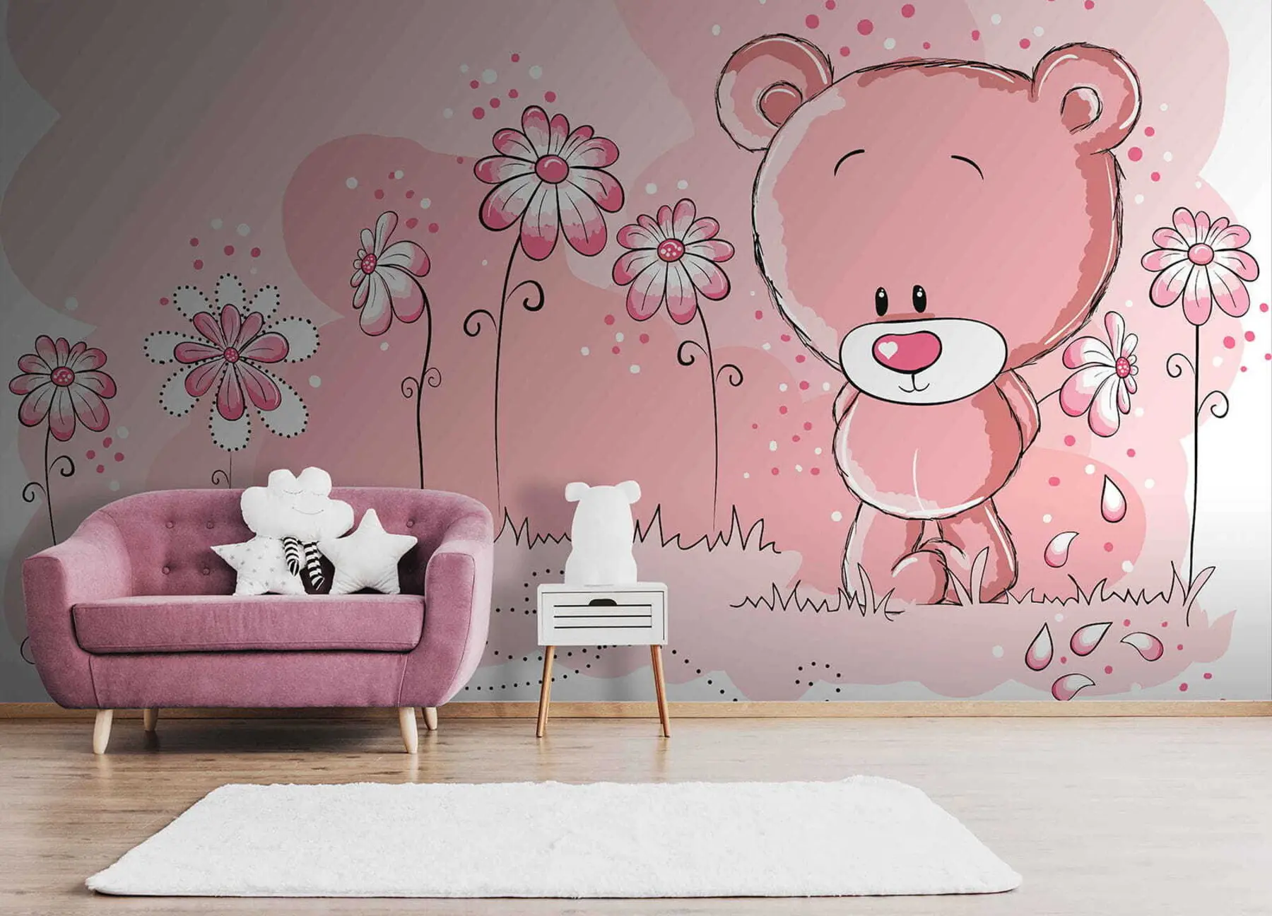 wall murals Bear with love u54869