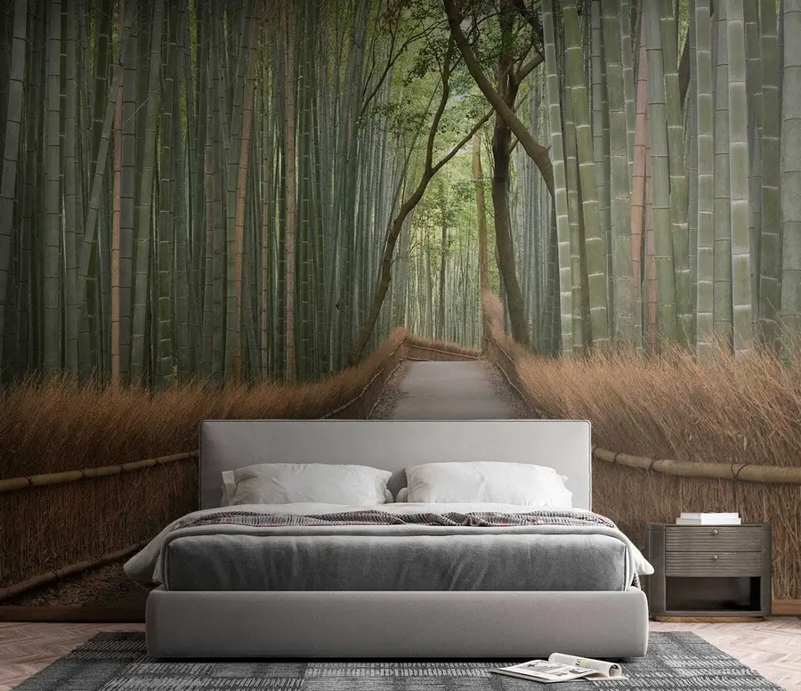 wall murals Fantastic bamboo u56406