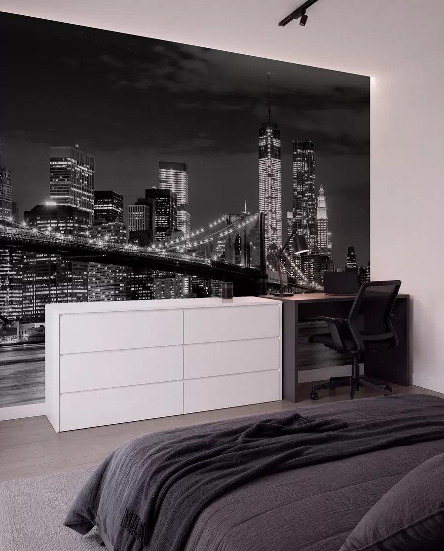 wall murals Water, skyscraper and building u56428