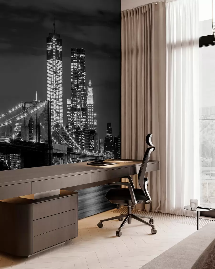 wall murals Water, skyscraper and building u56428