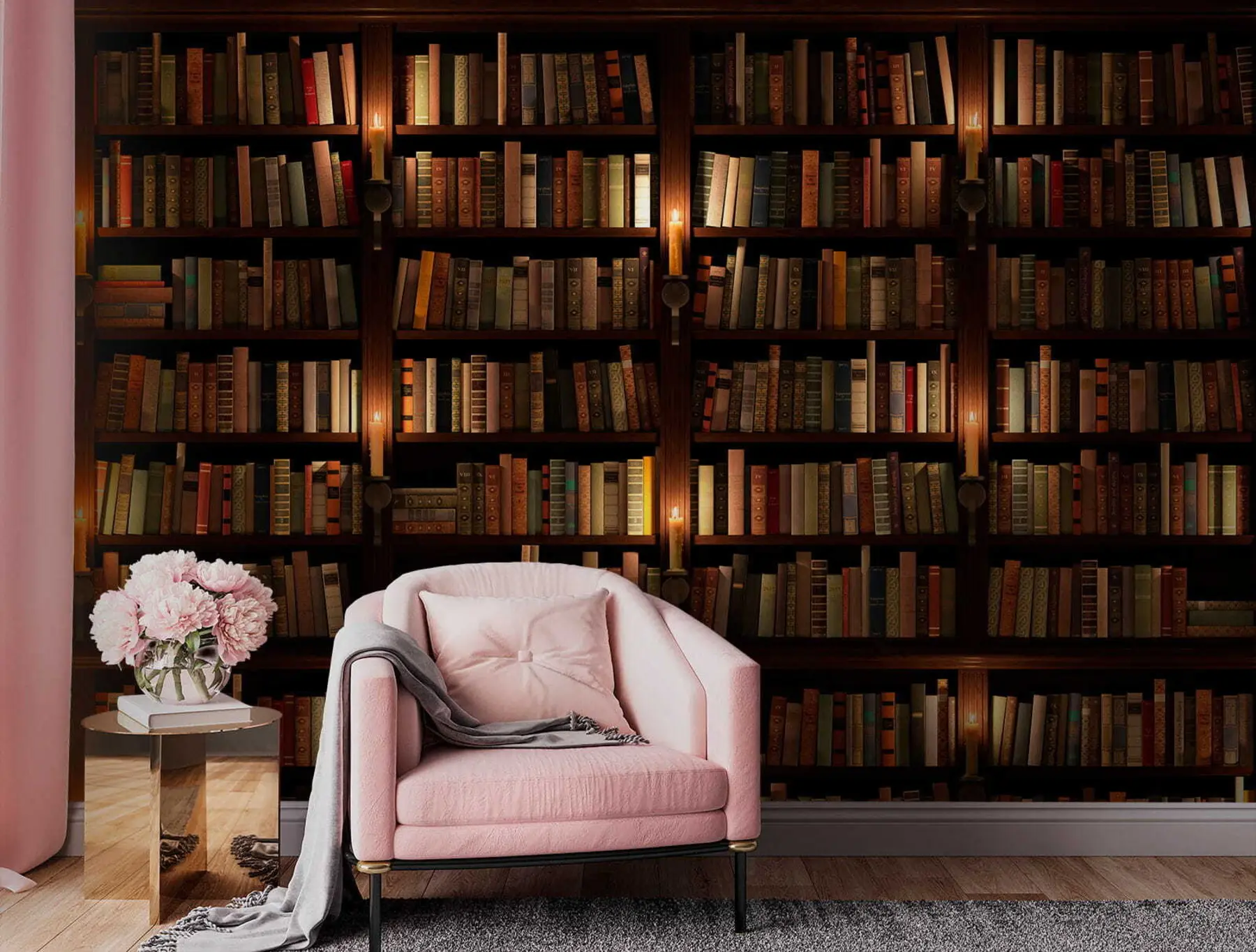 wall murals Bookshelf u57072