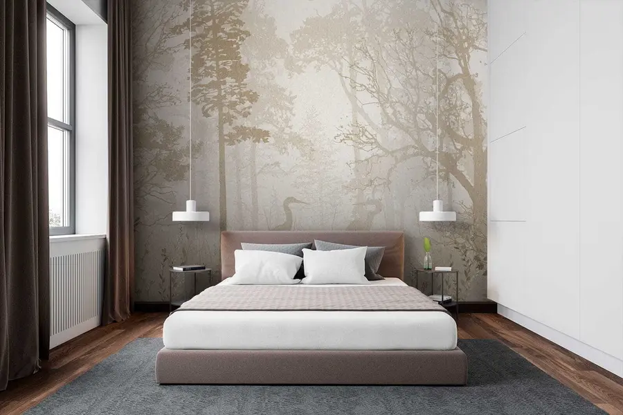 wall murals The mystery of birds u60060