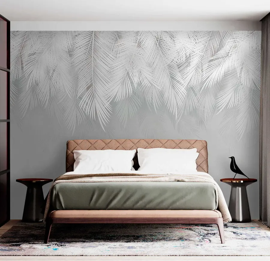 wall murals Water, plant and twig u60201