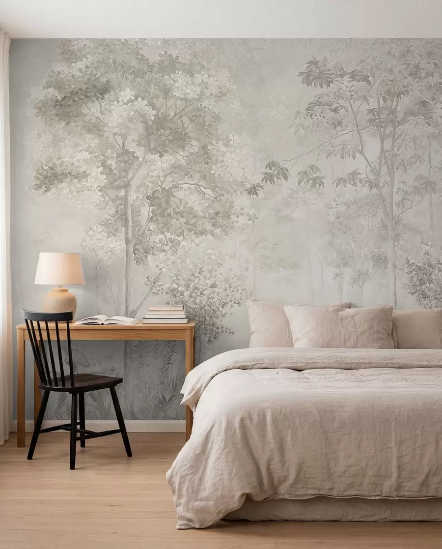 wall murals Charming forest u78448