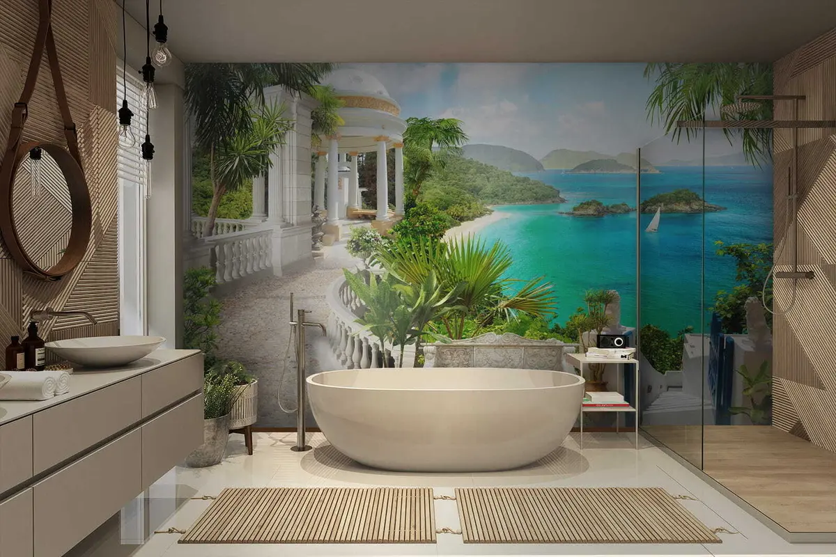 wall murals Rest on the shore u79434