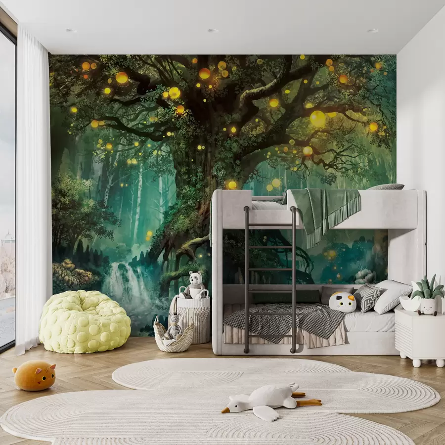 wall murals The radiance of a tree u79589