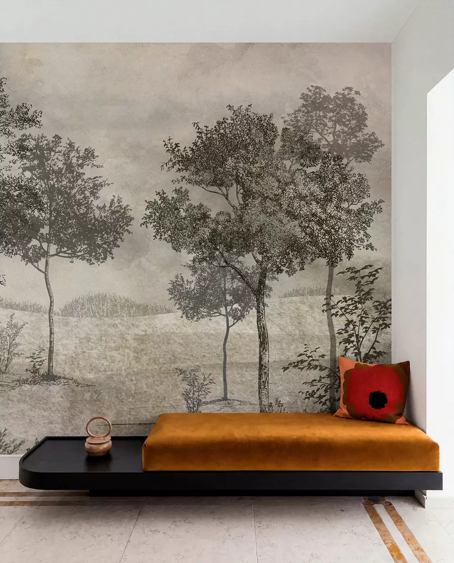 wall murals Vintage trees u80030