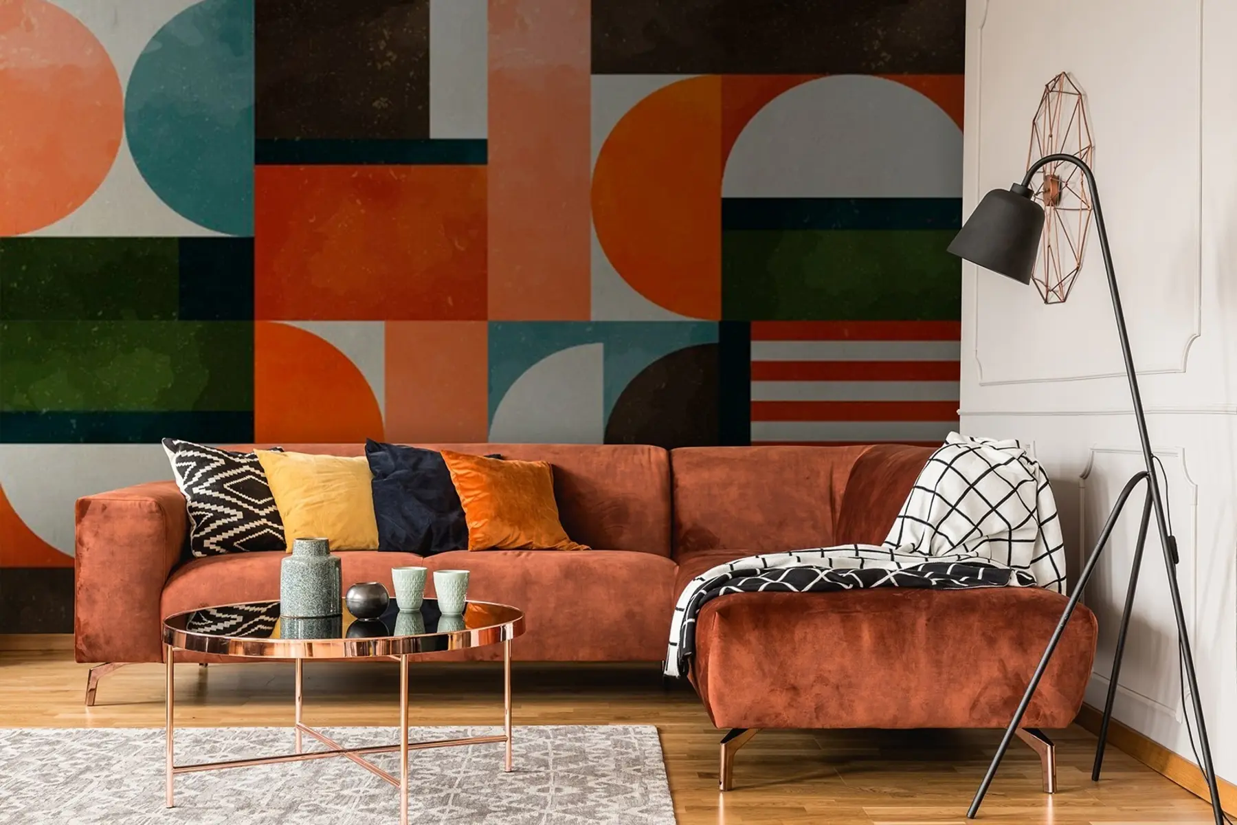 wall murals Retro deco u71427