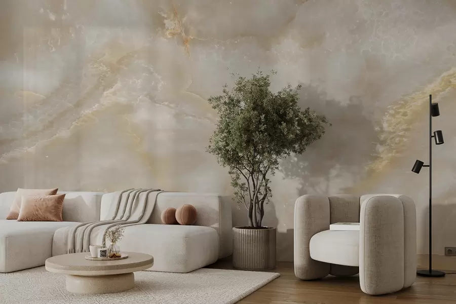 wall murals Beige marble u20722