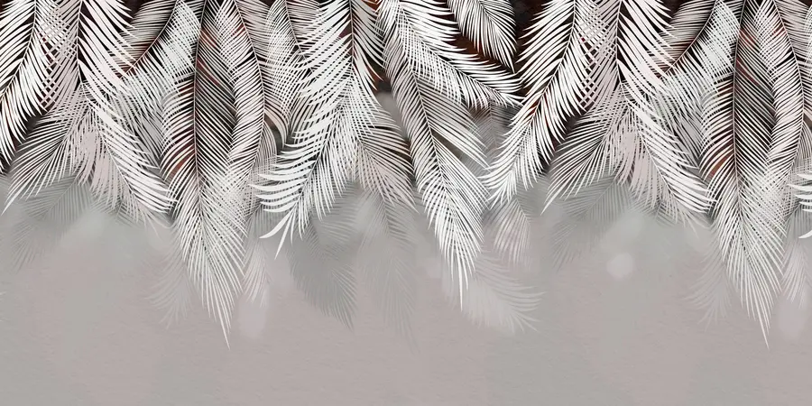 wall murals Tropical leaves u48556v4d2