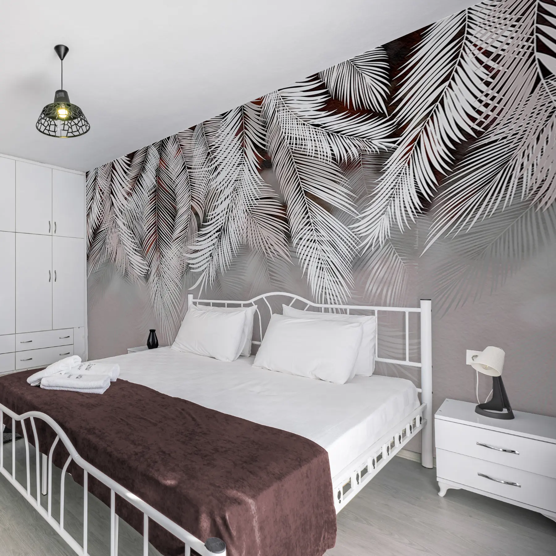 wall murals Tropical leaves u48556v4d2