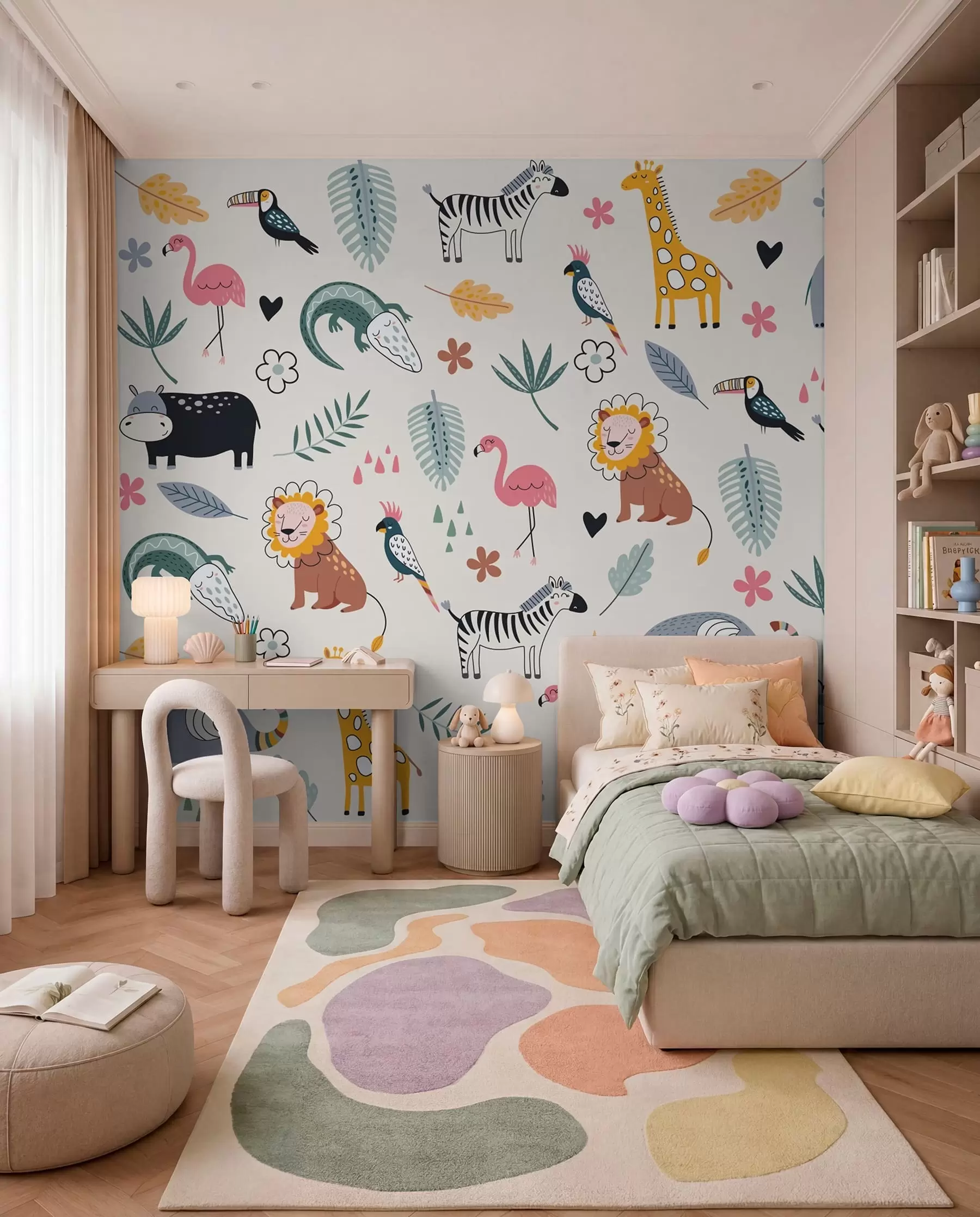 wall murals Play and whisper w00555