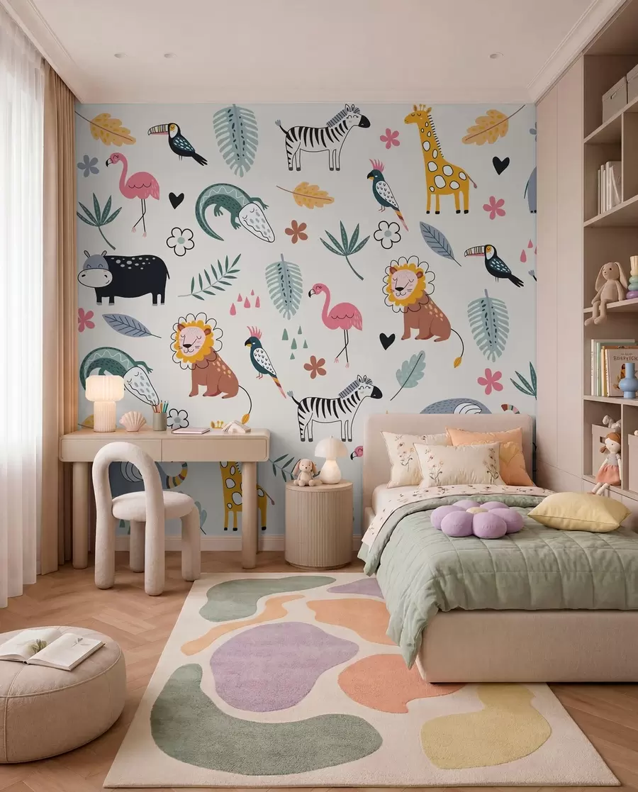 wall murals Play and whisper w00555