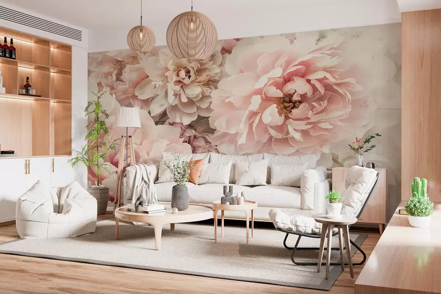 wall murals Peonies w01232