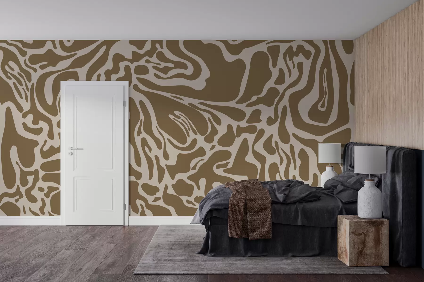 wall murals Brown abstract background w08177v1