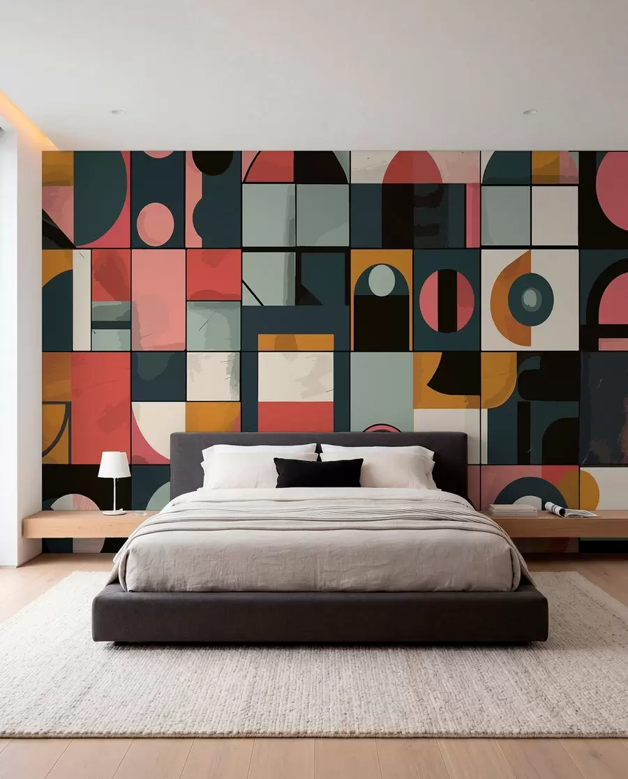 wall murals Bahaus style w01075