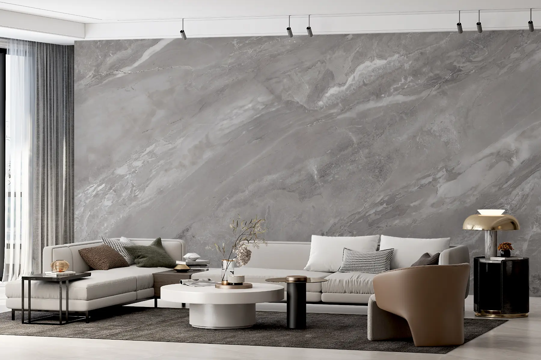 wall murals Grey, slope e sand u31214