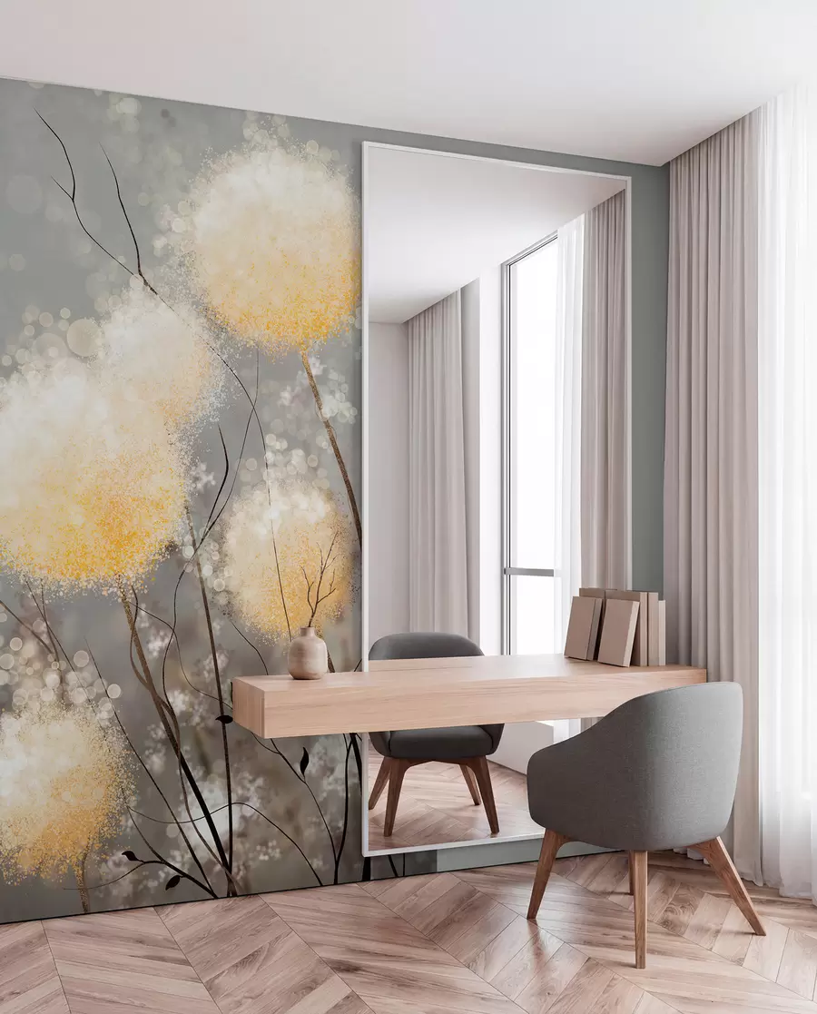 wall murals Fairy dandelion bloom u33910