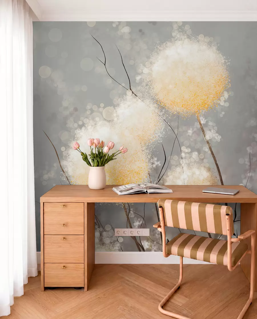 wall murals Fairy dandelion bloom u33910