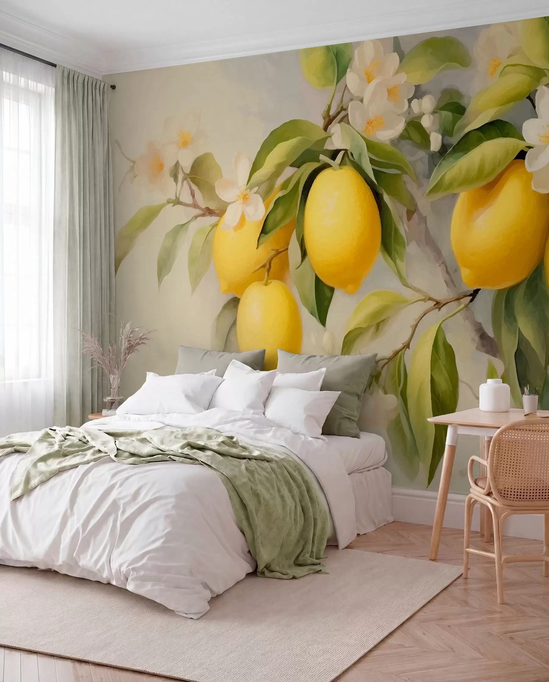 wall murals Lemons w01136