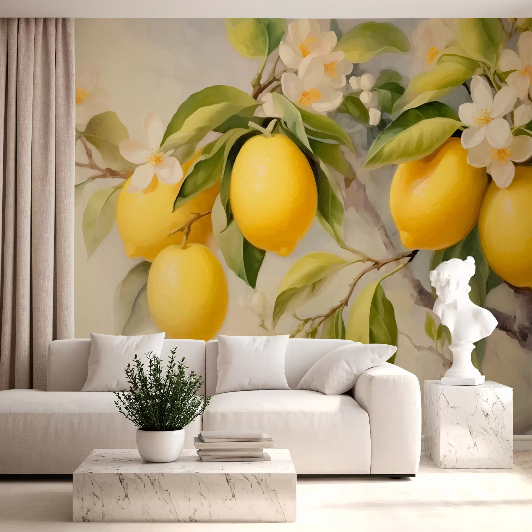 wall murals Lemons w01136