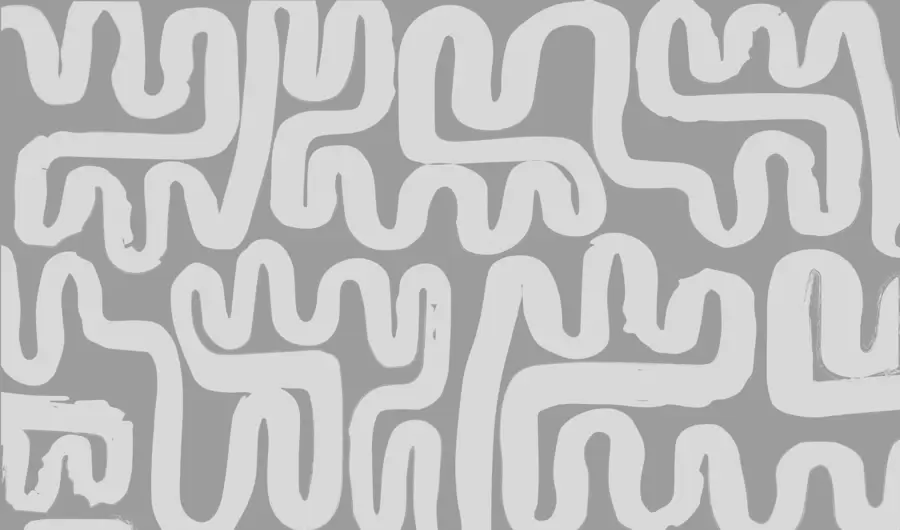 wall murals Gray winding lines w01686v2