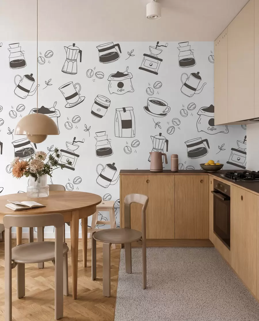 wall murals Coffee details w02002v2
