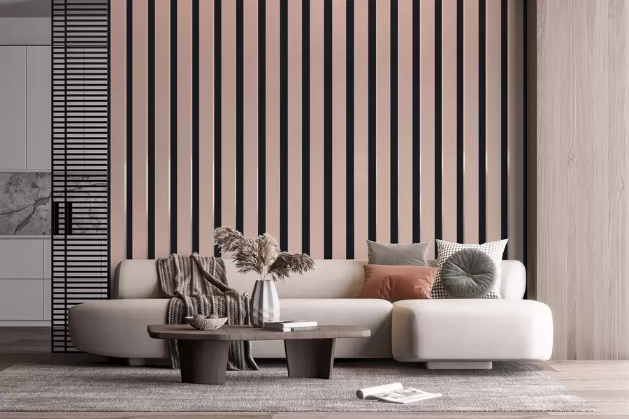 wall murals Elegant lines in soft harmony u99471v2