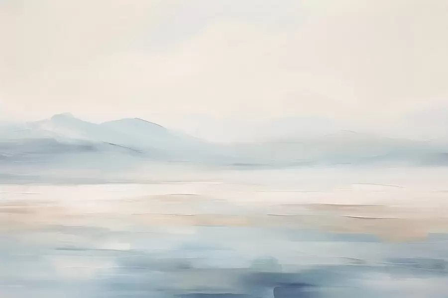 wall murals Painted watercolor landscape w02113