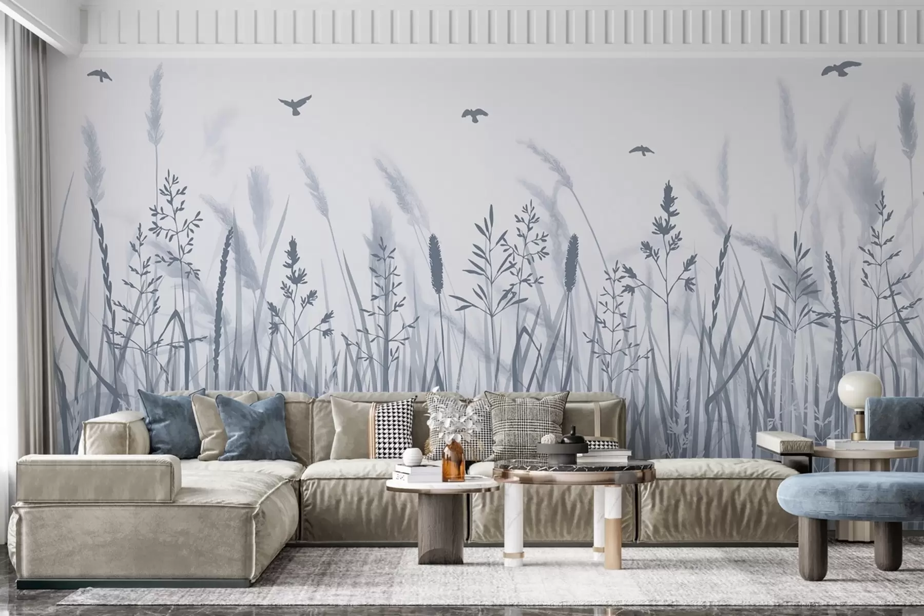 wall murals A field of ears of corn w02119v1