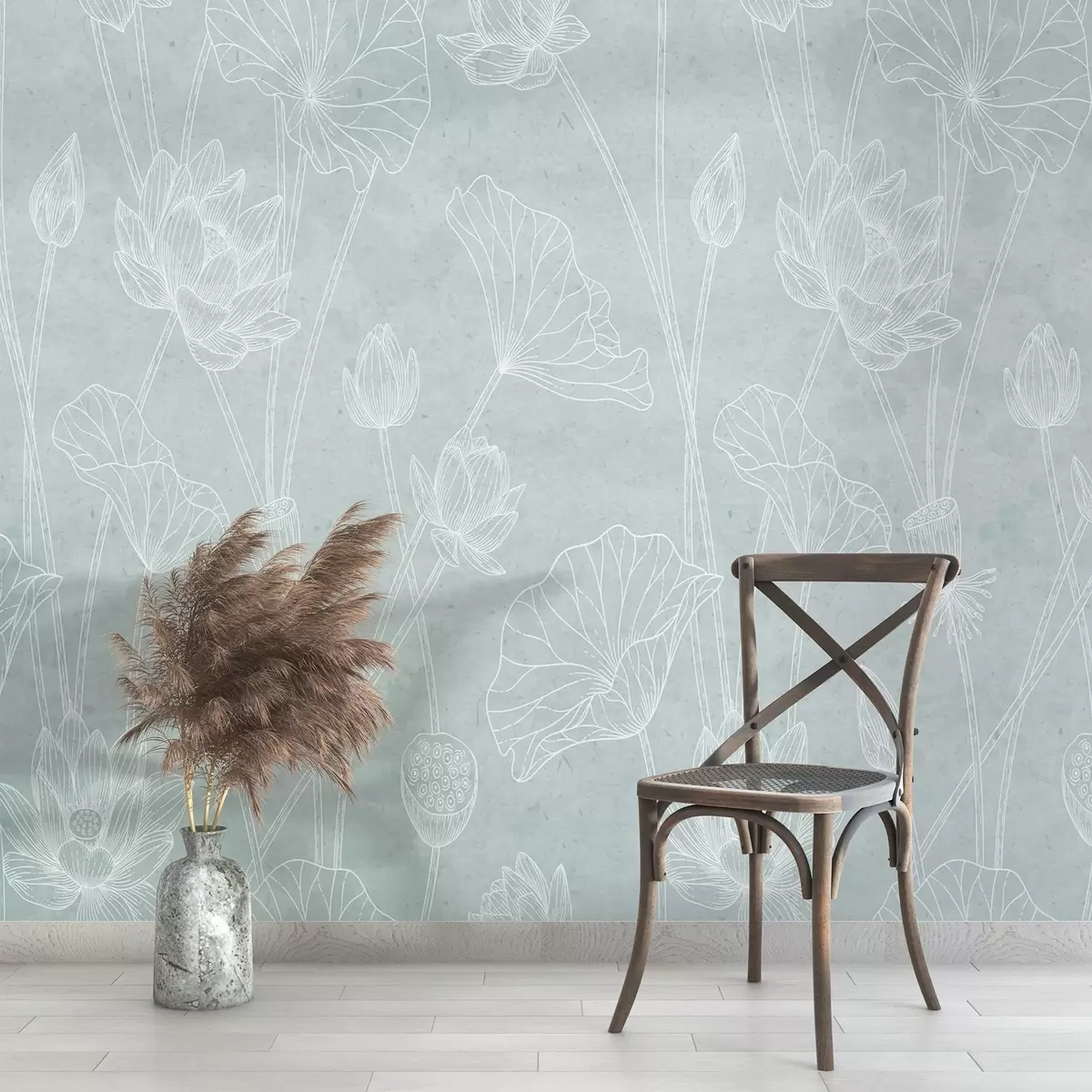 wall murals Lotuses w02212v2