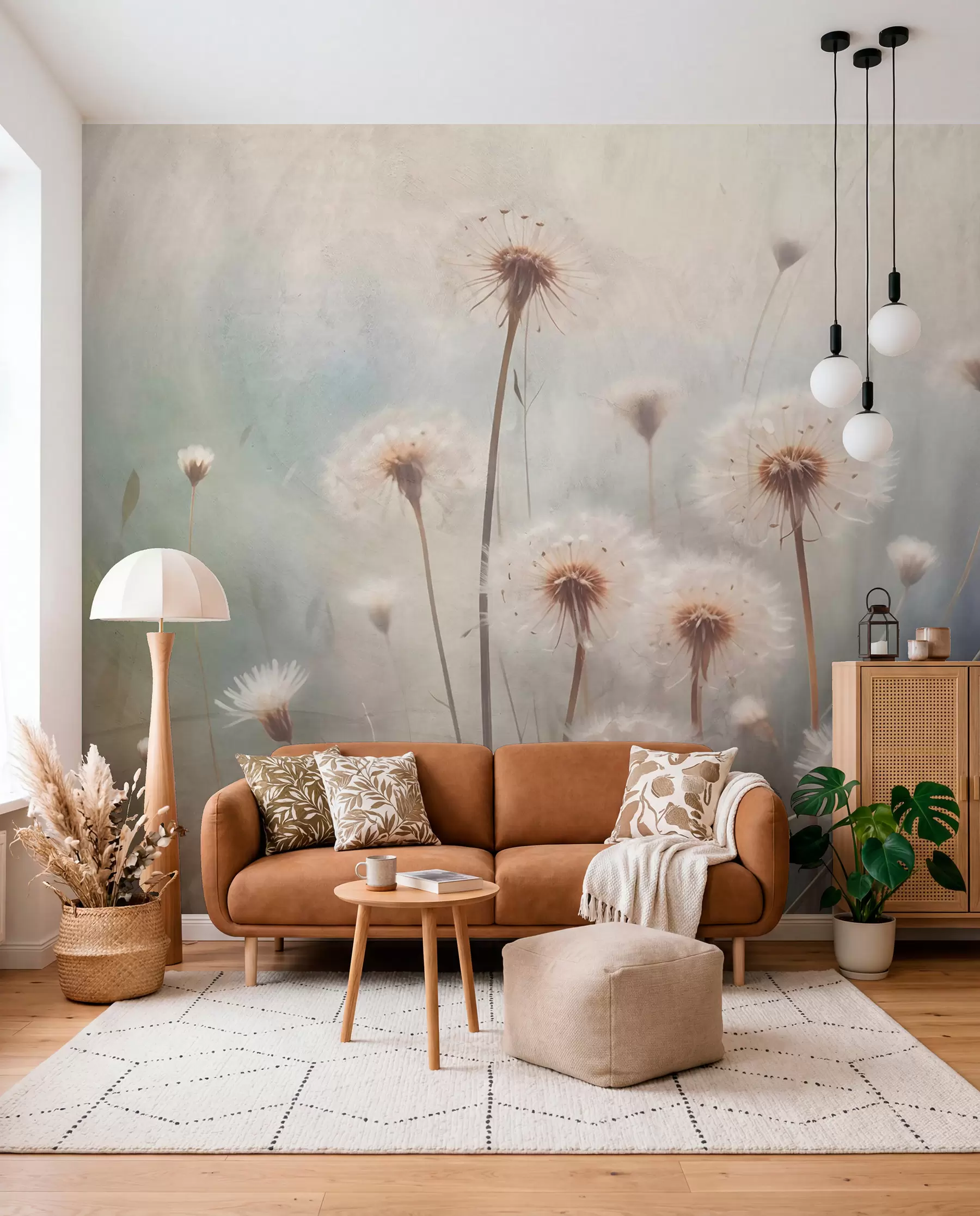 wall murals Dandelion Daybreak w08432