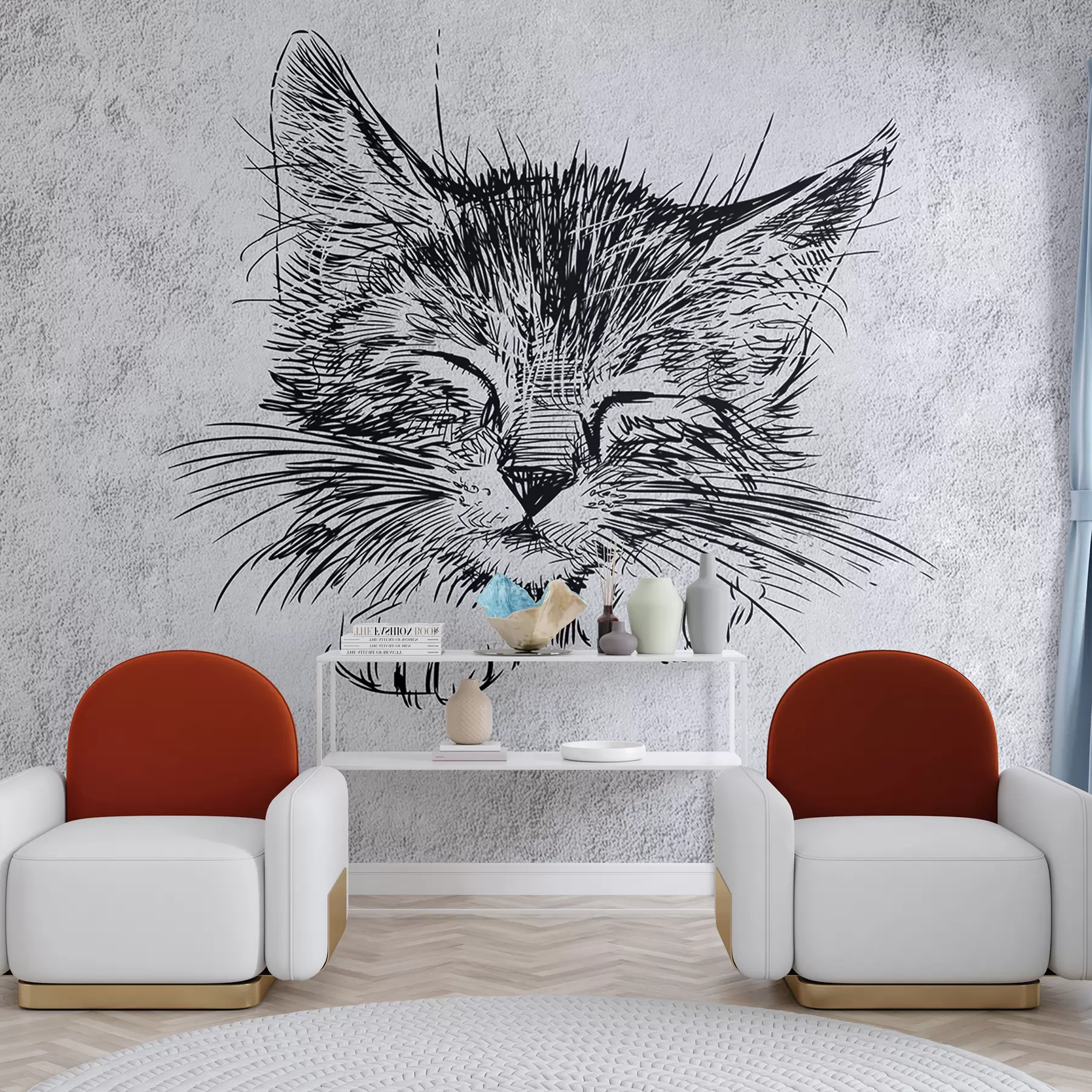 wall murals Cat, felidae e carnivore u43536