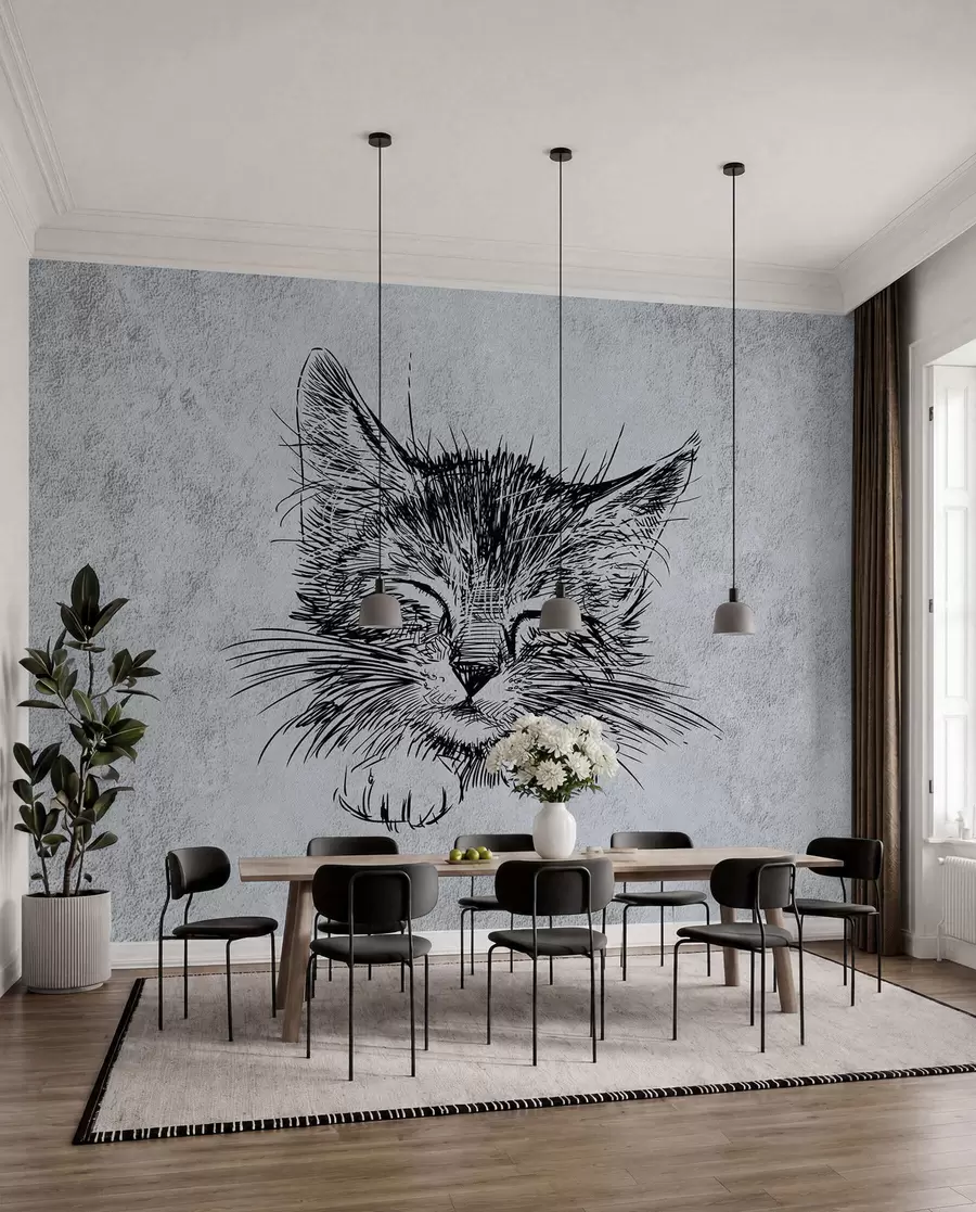wall murals Cat, felidae e carnivore u43536