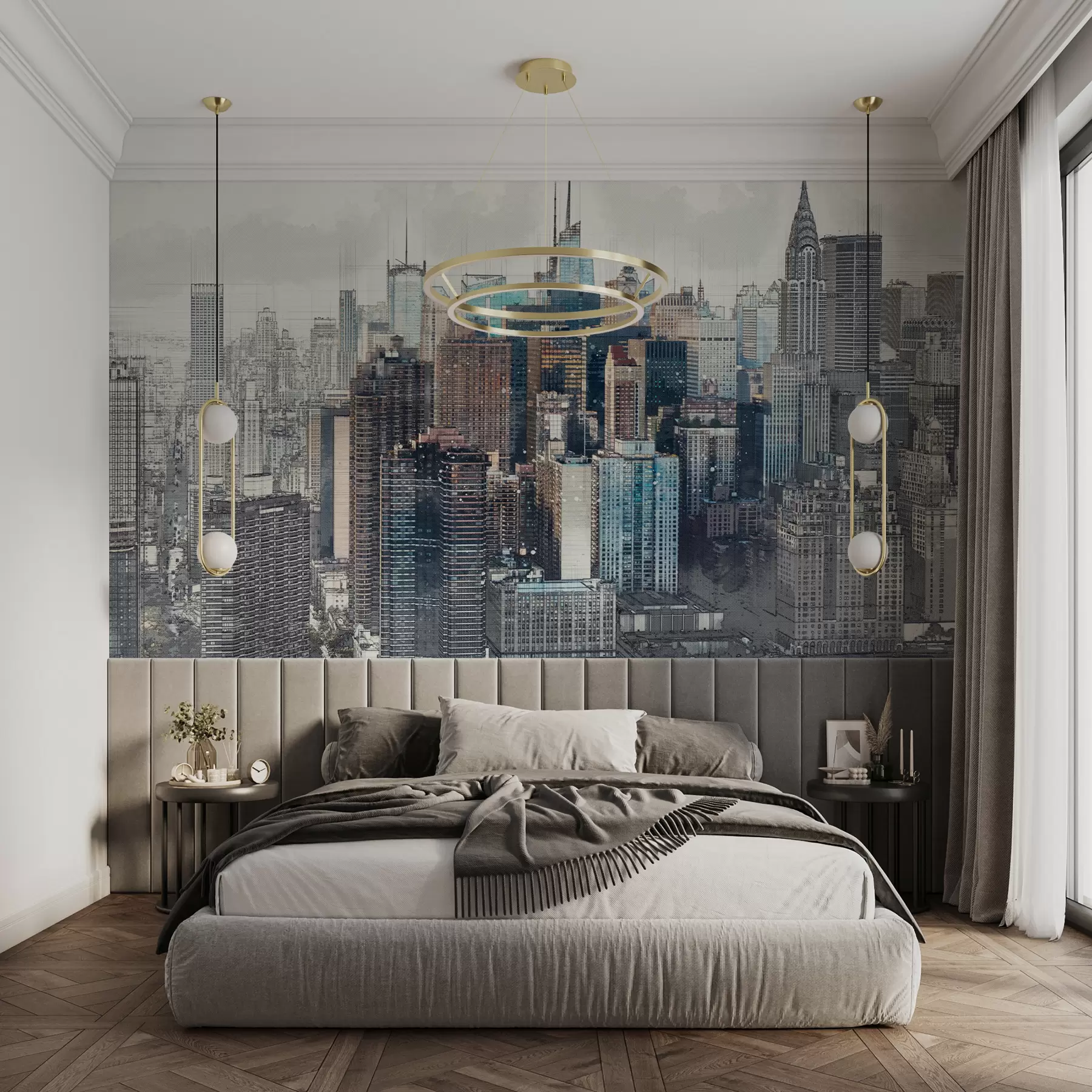 wall murals Skyscraper, building e world u51081