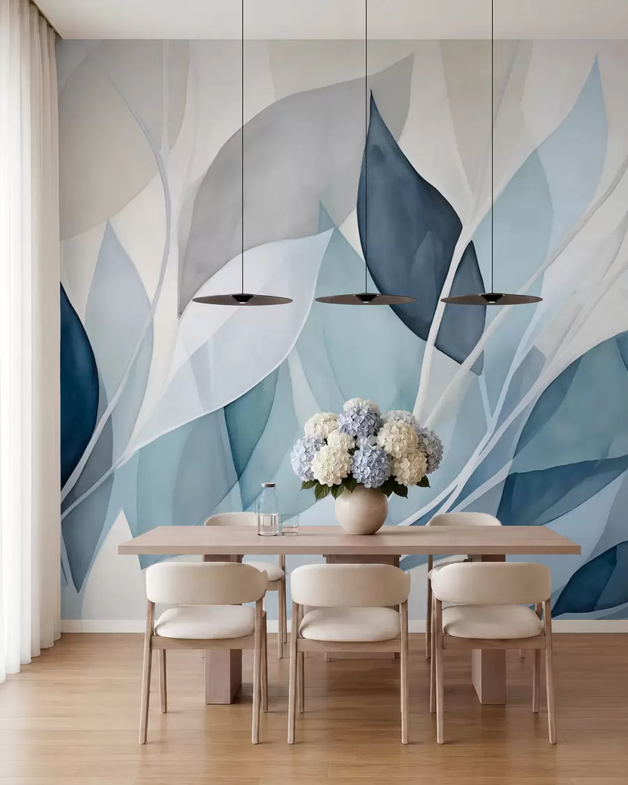wall murals Abstract leaves w02701