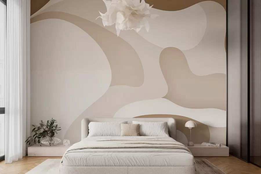 wall murals Abstract waves w02760v1