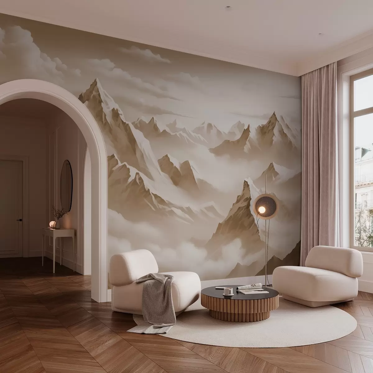 wall murals Mountain landscape w02862v1