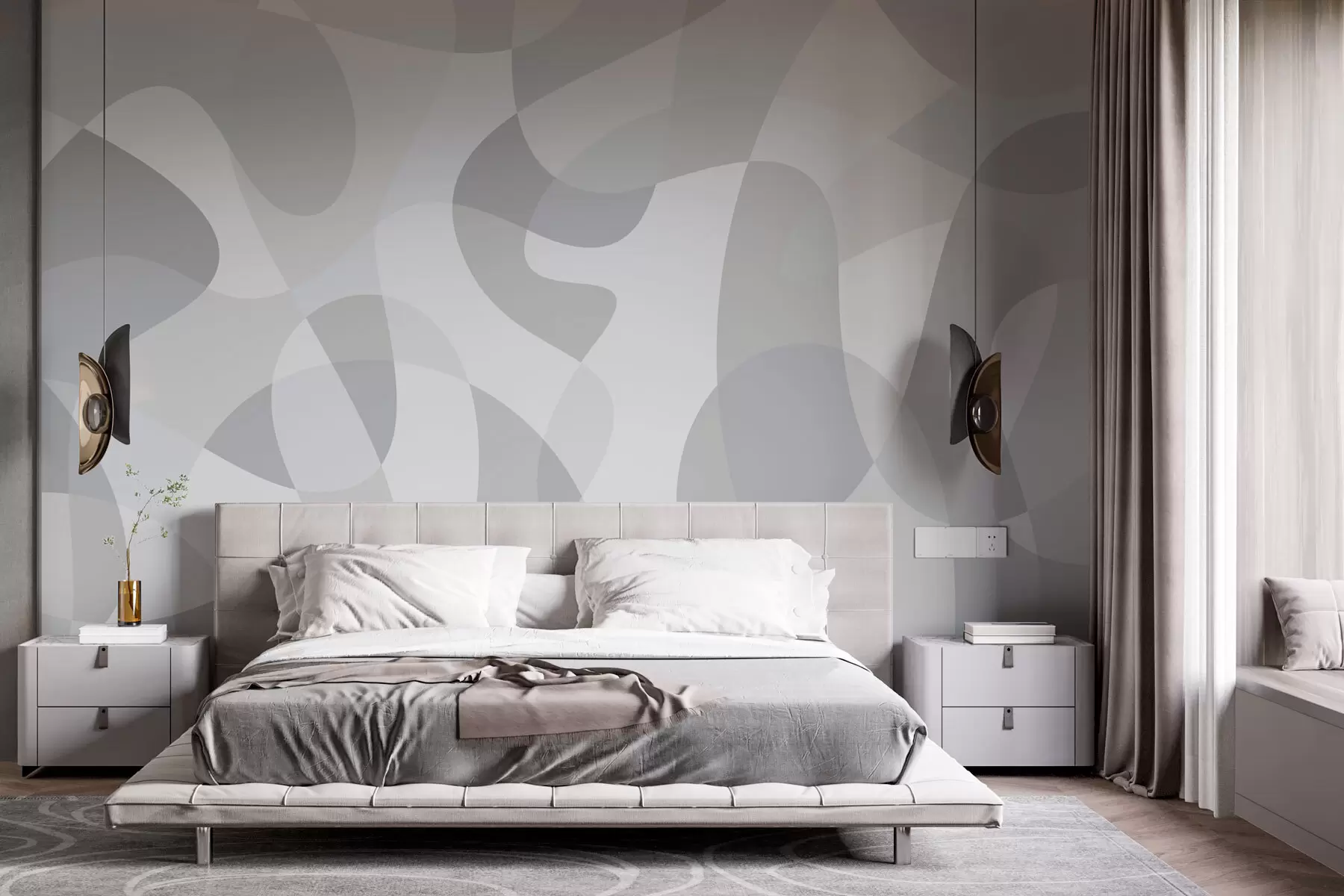 wall murals Abstract geometry trend w02932v2