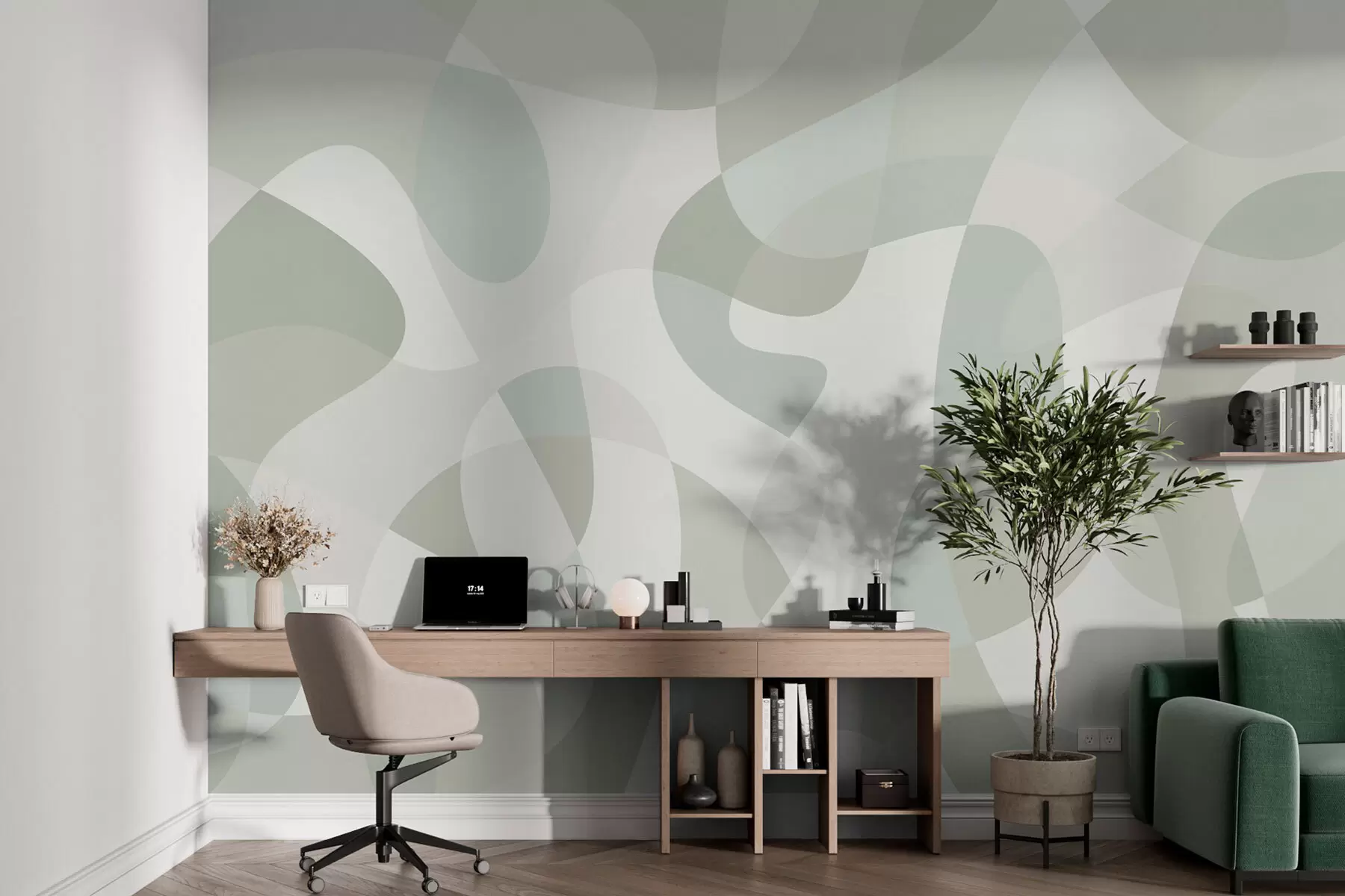 wall murals Abstract geometry trend w02932v5
