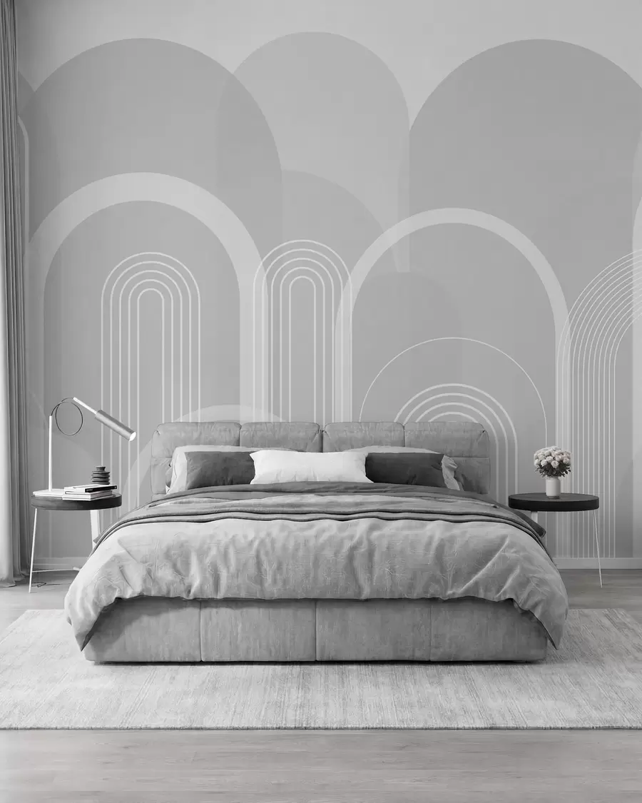 wall murals Geometric arches boho w02935v2