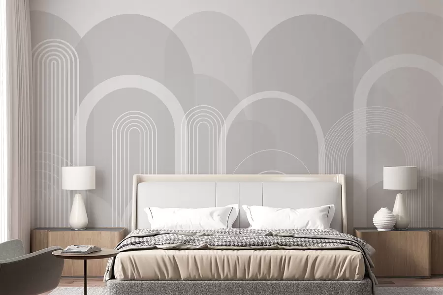 wall murals Geometric arches boho w02935v2