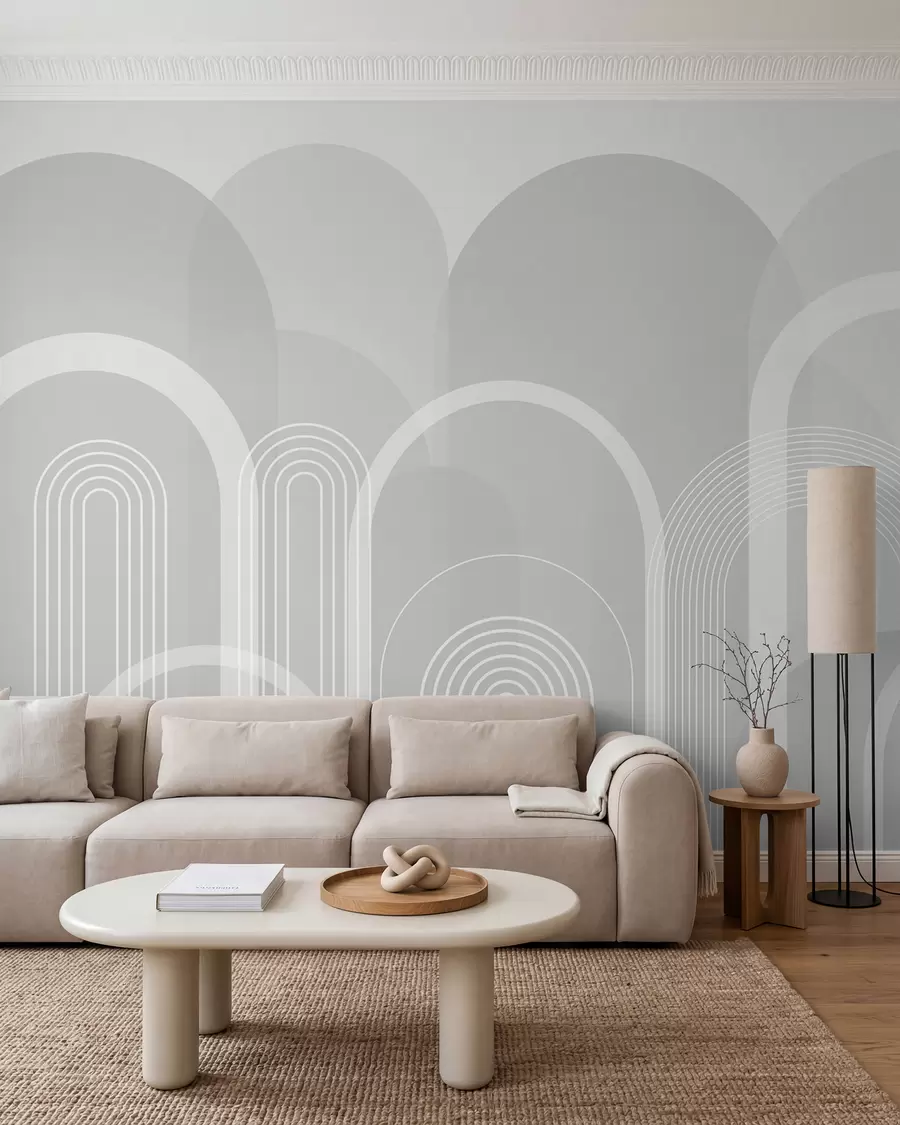 wall murals Geometric arches boho w02935v2