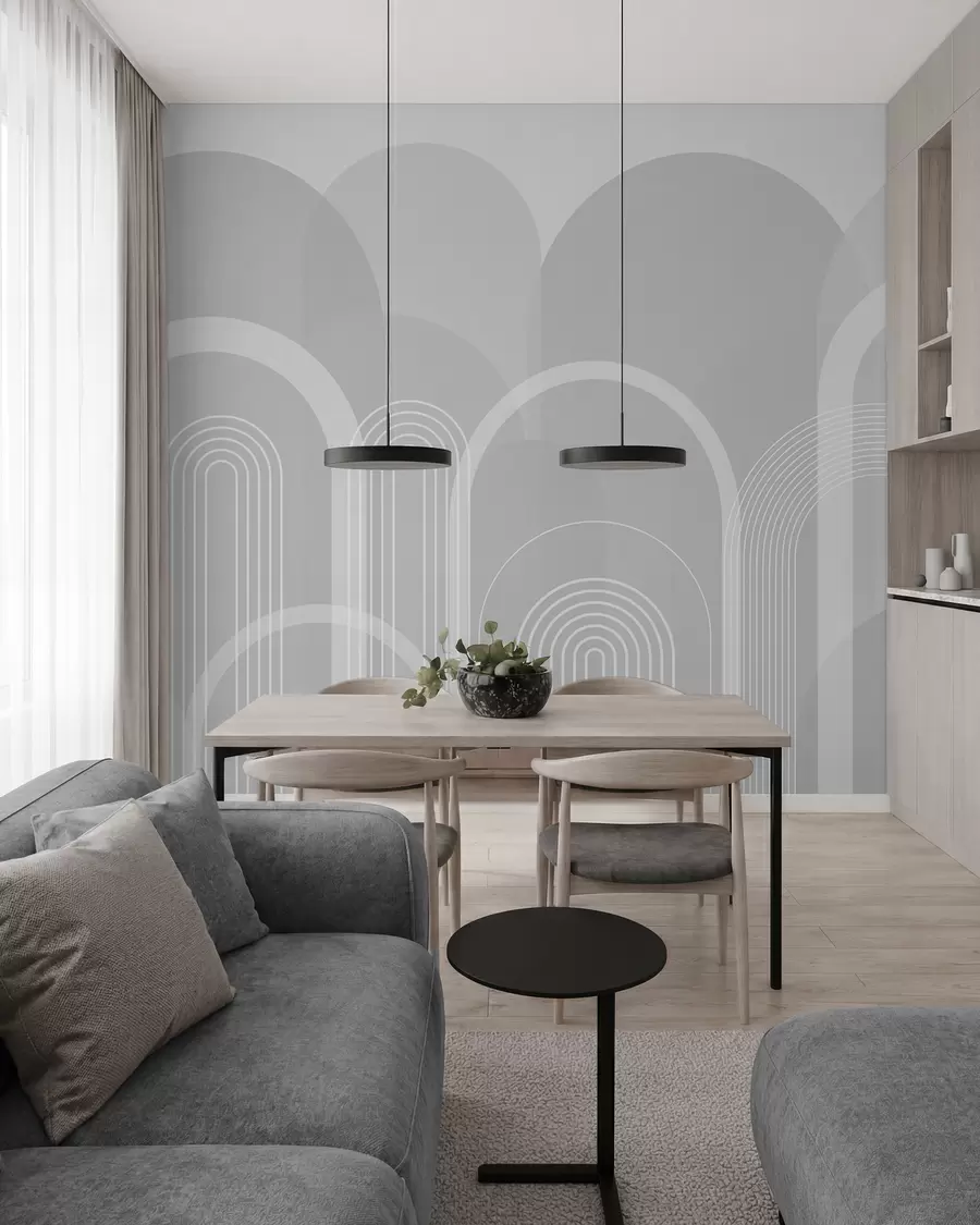 wall murals Geometric arches boho w02935v2