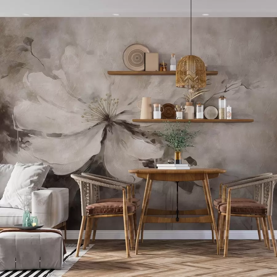 wall murals Large Abstract Flower w08733