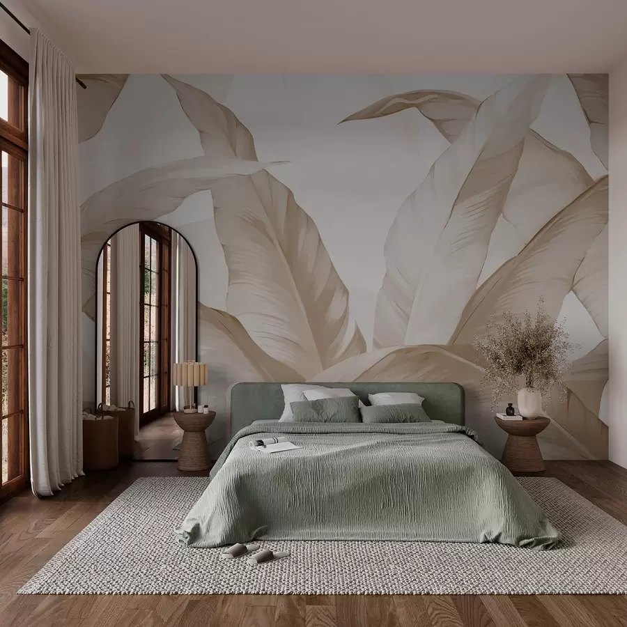 wall murals Banana leaves w02999v2