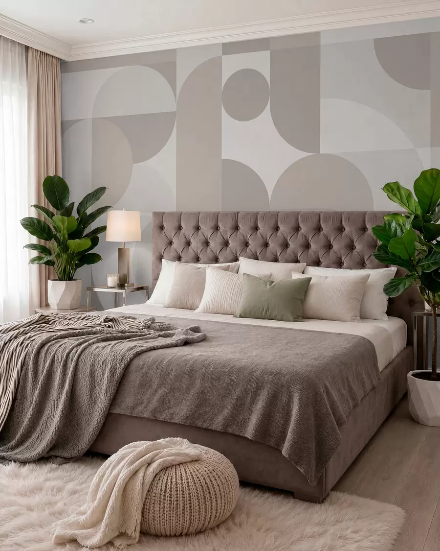 wall murals Stylish geometry trend w03058