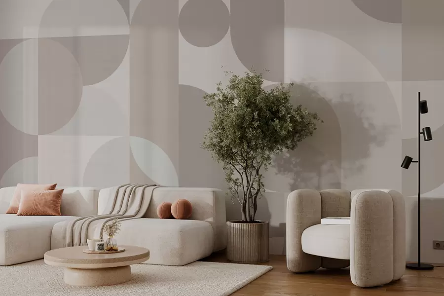 wall murals Stylish geometry trend w03058