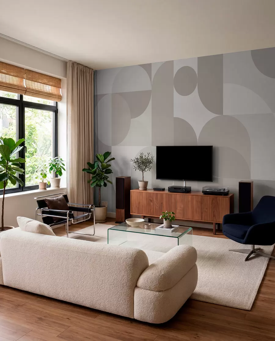 wall murals Stylish geometry trend w03058