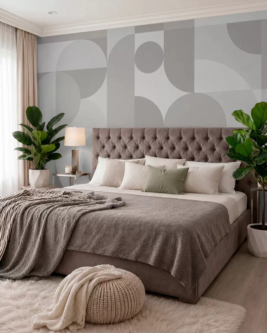 wall murals Stylish geometry trend w03058v1